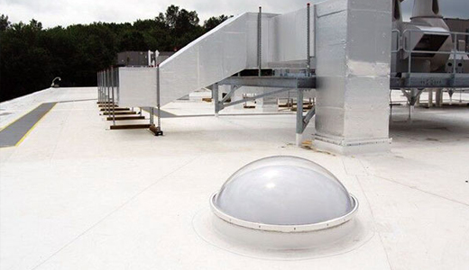 Commercial roofing job in Mobile, Alabama